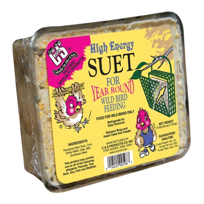 C&S High Energy Suet Block|3.5 lbs