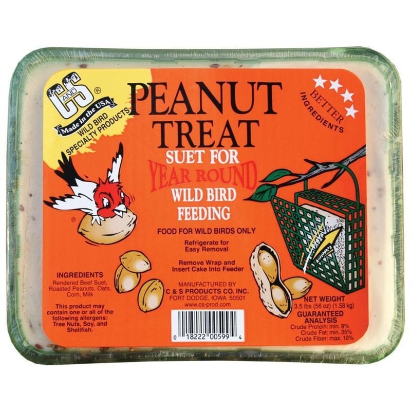 C&S Peanut Treat Suet|3.5 lb|3.5 lb