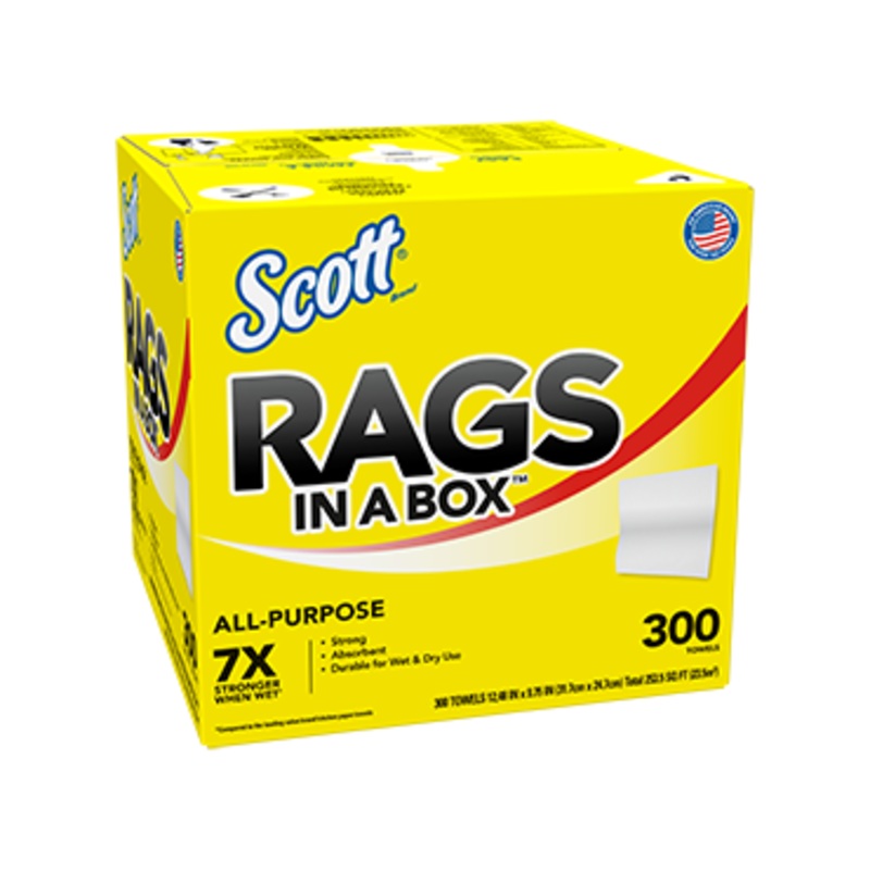 Kimberly-Clark Scott Rags In A Box