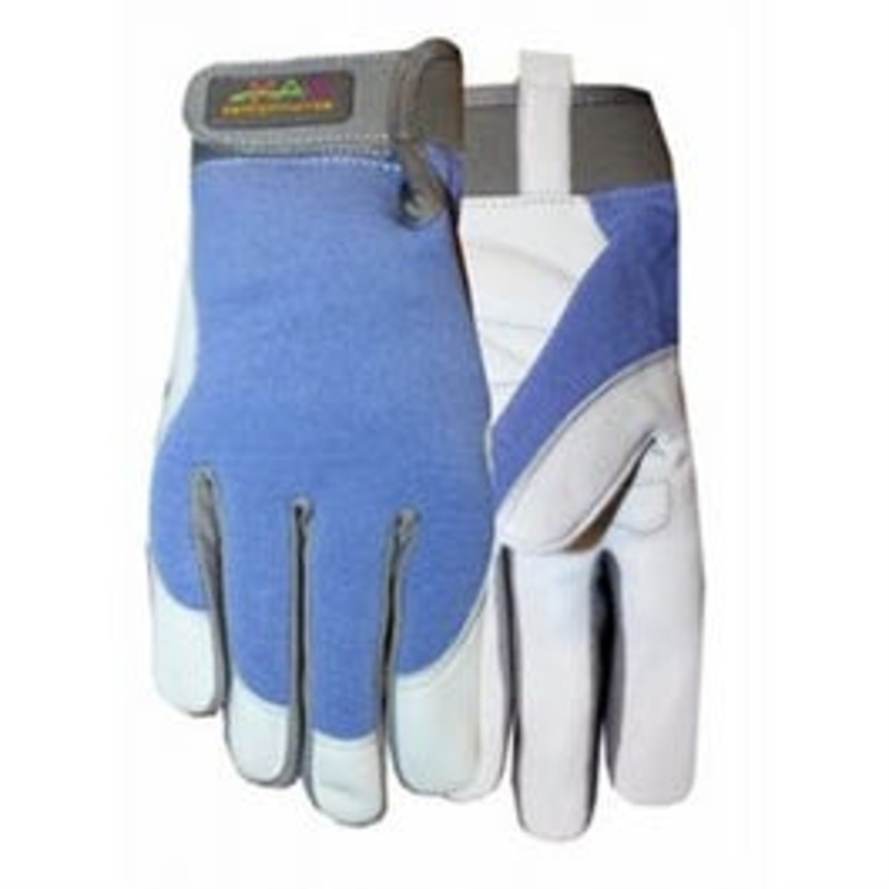 Goatskin Palm Gloves, Periwinkle, Women’s