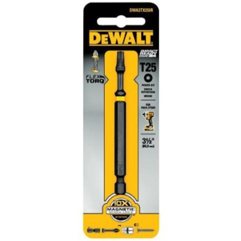 DeWalt DWA3TX25IR-Z Dwa3tx25ir 3.5 T25 Insert Bit