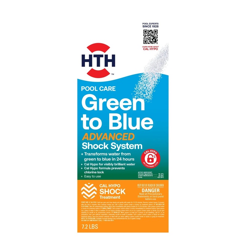 HTH Pool Care Green to Blue Advanced 7.2 lbs