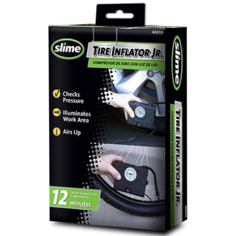 SLIME TIRE INFLATOR JR 12 MINUTES