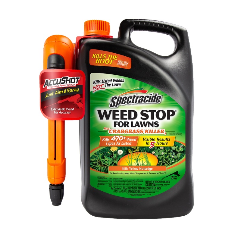 Spectracide Weed Stop For Lawns Plus Crabgrass Killer3 (AccuShot Sprayer) 1.33 Gallon