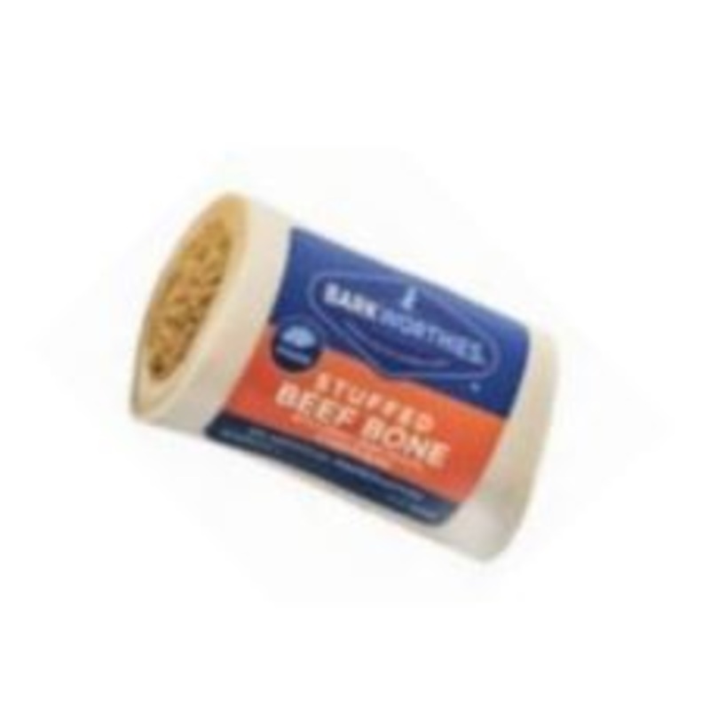 Barkworthies Stuffed Shin Bone with Peanut Butter Dog Treat