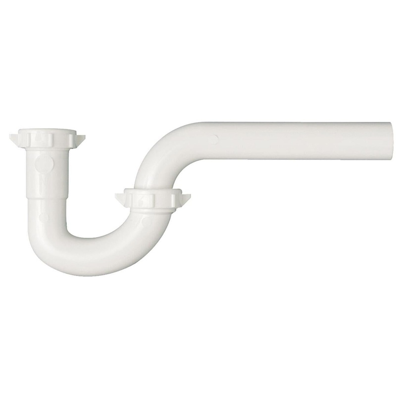 Do it 1-1/2 In. White Plastic P-Trap with Reducer Washer