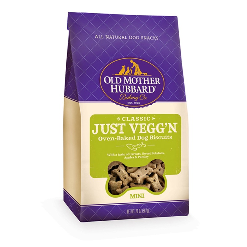 Old Mother Hubbard Crunchy Classic Natural Just VeggN Mini Biscuits Dog Treats