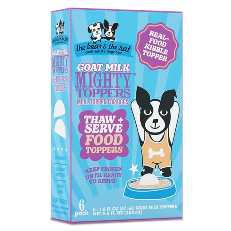 The Bear & The Rat Goat Milk Mighty Toppers for Dogs