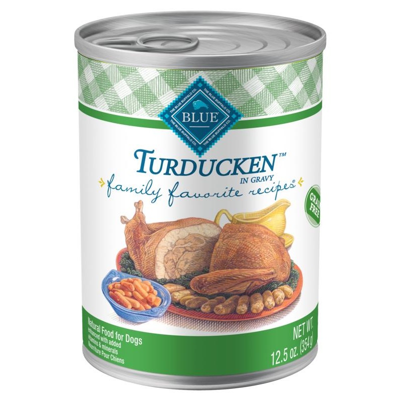 Blue Buffalo Family Favorites Turducken Canned Dog Food