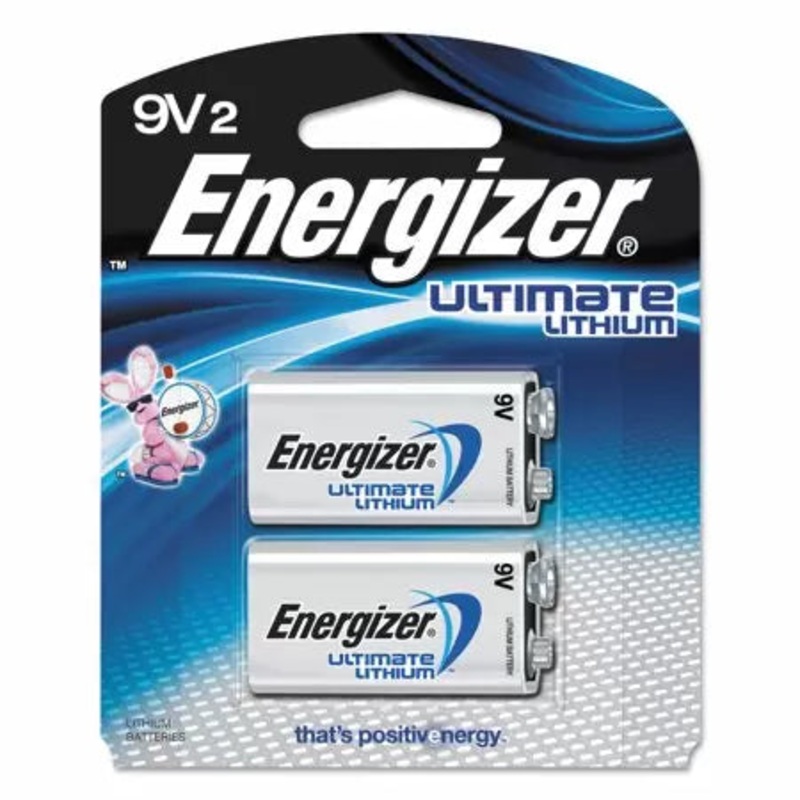Energizer Ultimate Lithium Batteries 9V 2 pack
