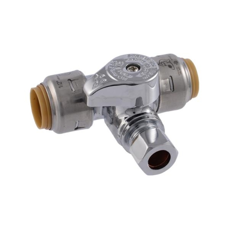 SharkBite Max Brass Push Service Stop
