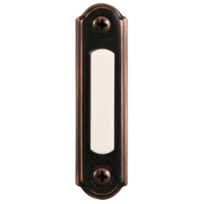 LED LIGHTED WI REPUSH BUTTON ANT. COPPE