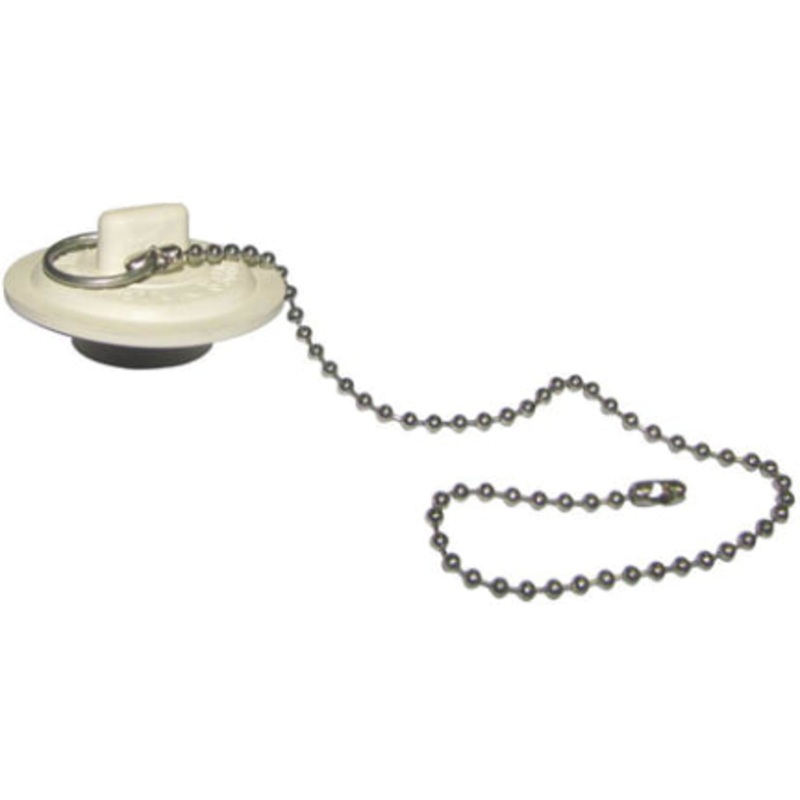 STOPPER 11IN WHITE CHAIN RING