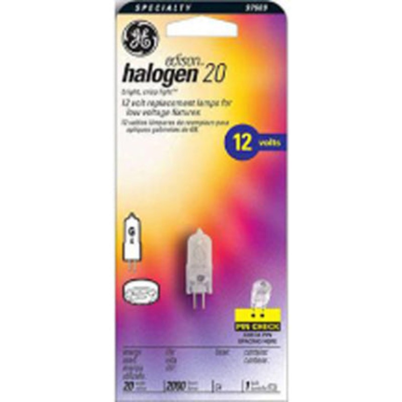 20W T3 G4 Bi-Pin QQtz Halogen Lamp
