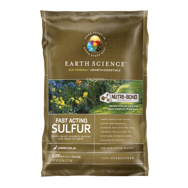 Earth Science Fast Acting Sulfur 2.5 lb Bag