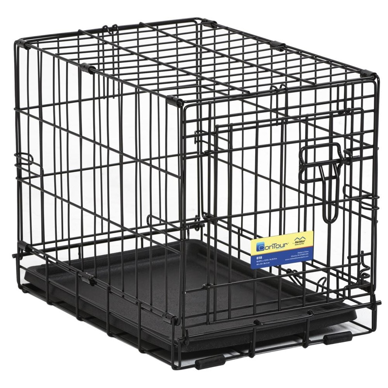 Midwest Contour Single-Door Folding Dog Crates