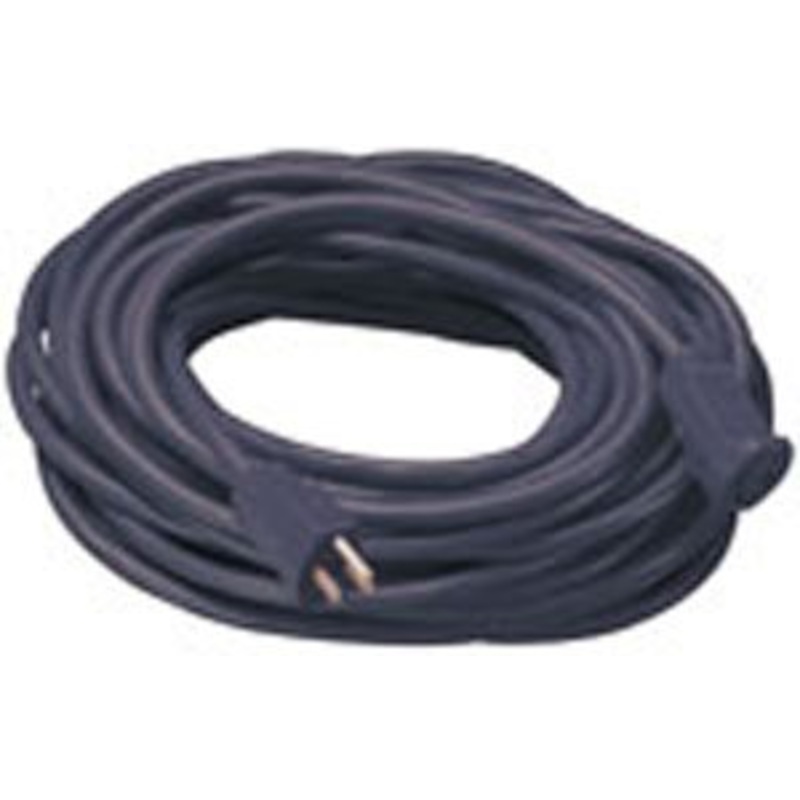 Coleman Cable Systems Vinyl Outdoor Extension Cord, Black 15′