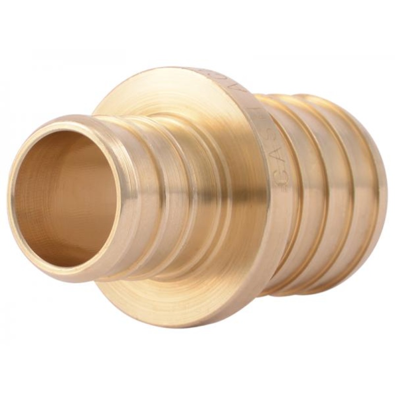 Sharkbite Brass Crimp Reducing Coupling 3/4 in. x 1 in.
