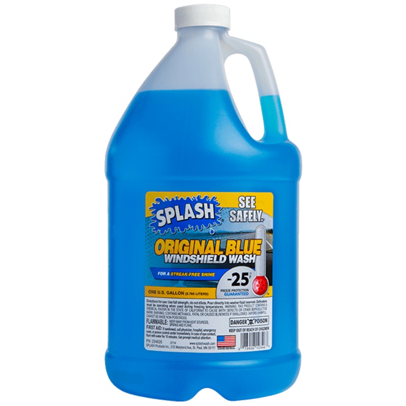 Splash Original Blue Windshield Washer Fluid 1 Gallon