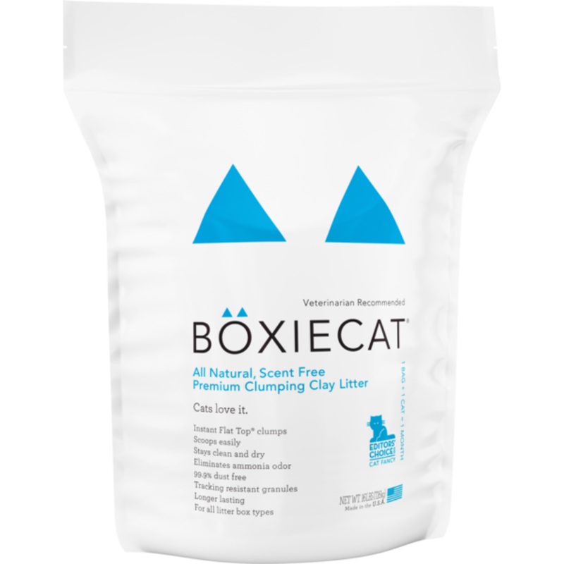 Boxiecat Scent-free Premium Clumping Clay Cat Litter