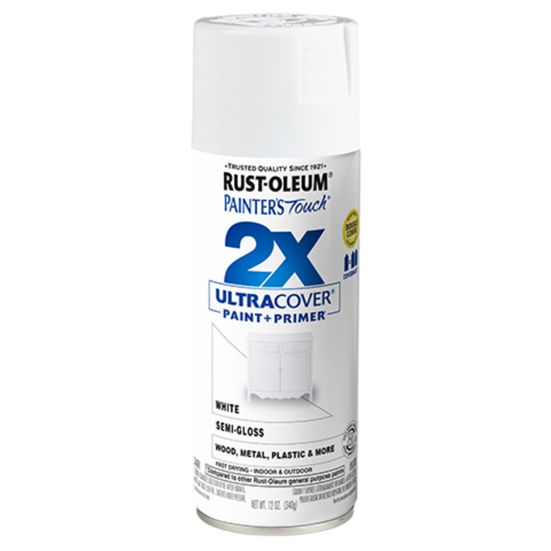 Rust-Oleum 12oz 2X Painter’s Touch Ultra Cover Semi Gloss Spray Paint