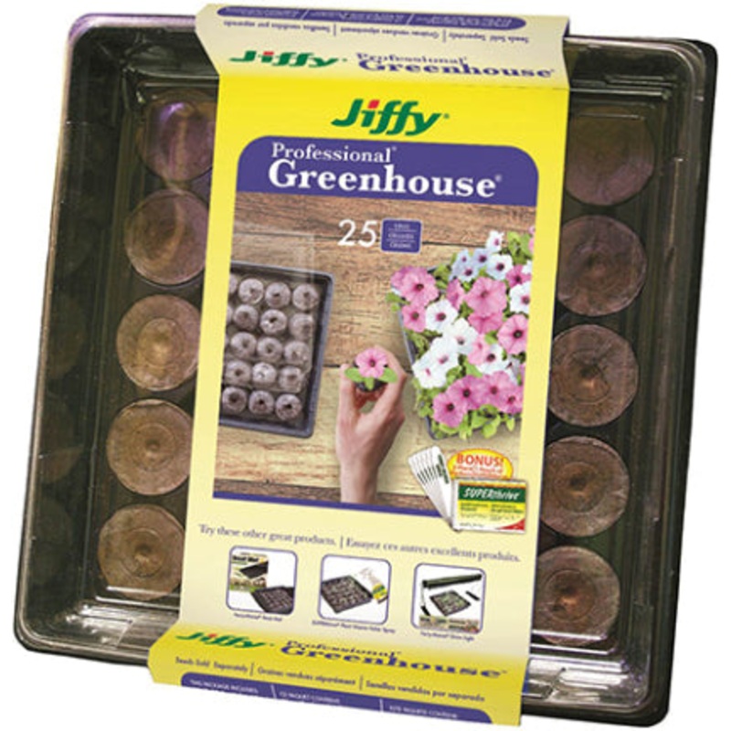 GREENHOUSE JIFFY 25 CELL W/SUPER THRIVE