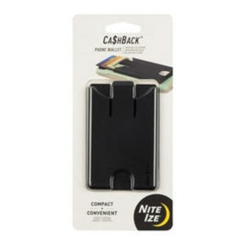 CashBack Cell Phone Wallet, Black