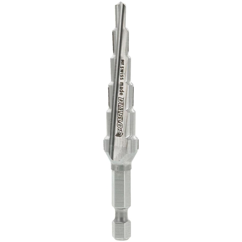 Diablo 1/4 In. – 1/2 In. Impact Step Drill Bit, 6 Steps
