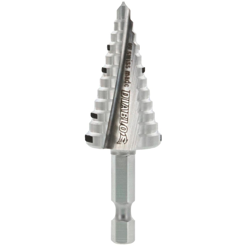 Diablo 3/8 In. – 7/8 In. Impact Step Drill Bit, 12 Steps