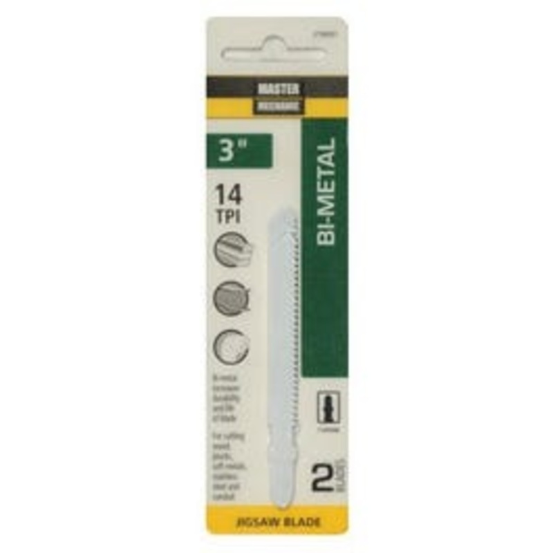 2-Pack 3-Inch 14-TPI Bi-Metal Jigsaw Blade