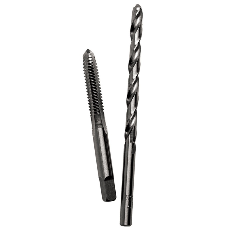 Century Drill And Tool Carbon Steel Plug Tap 1/2-13 And 27/64 Brite Drill Bit Combo Pack