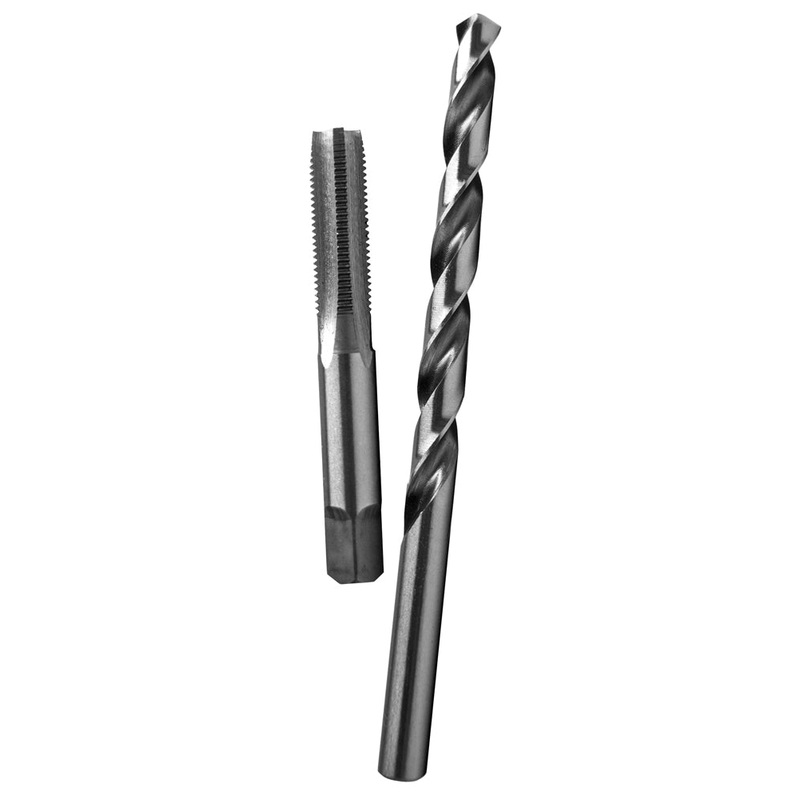 Century Drill And Tool Carbon Steel Plug Tap 5/16-24 Nf I Letter Drill Bit Combo Pack