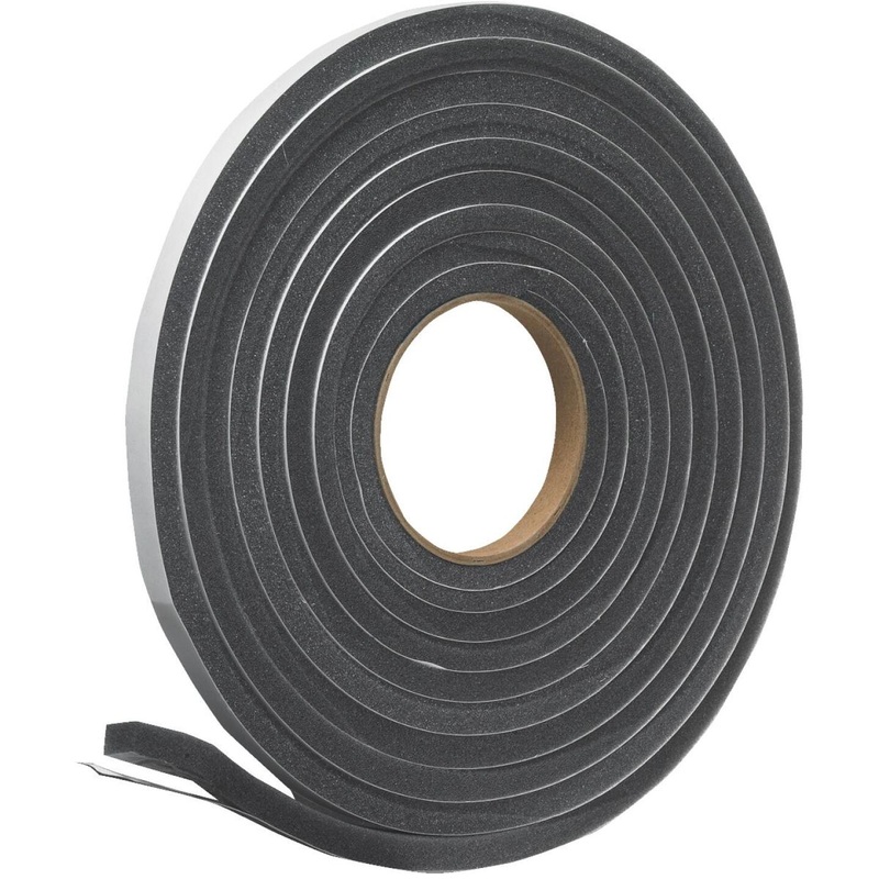 Do it 1/2 W x 3/8 T x 17′ L Charcoal Foam Weatherstrip Tape