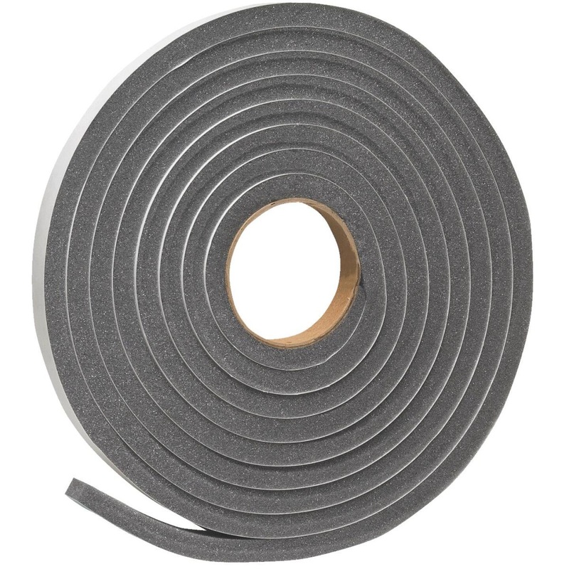 Do it 3/4 W x 1/2 T x 17′ L Charcoal Foam Weatherstrip Tape