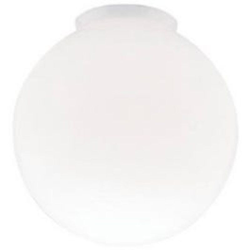 Gloss White Ball Globe, 6-In.
