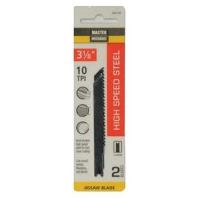 2-Pack 3-1/8-Inch 10-TPI High-Speed Steel Metal-Cutting Jigsaw Blade