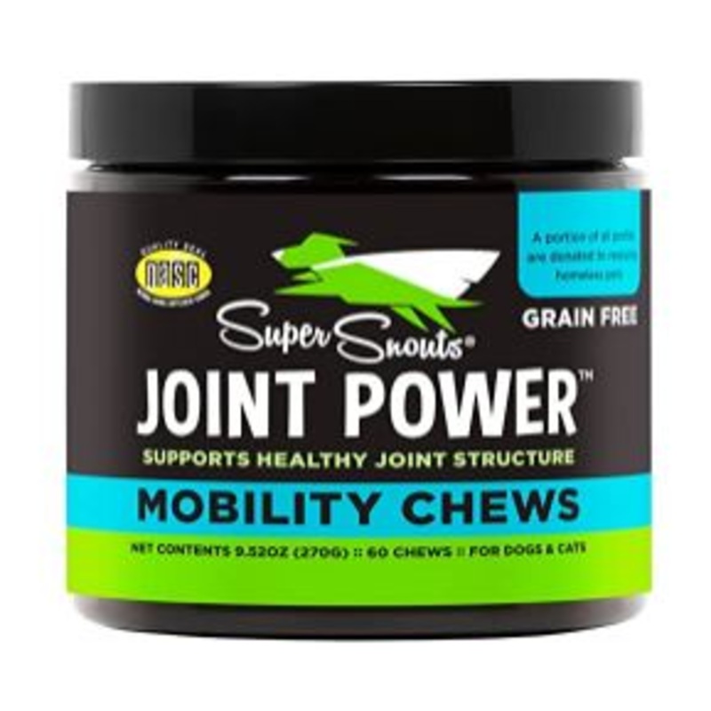 Super Snouts Joint Power Mobility Chews New Zealand Green Lipped Mussel