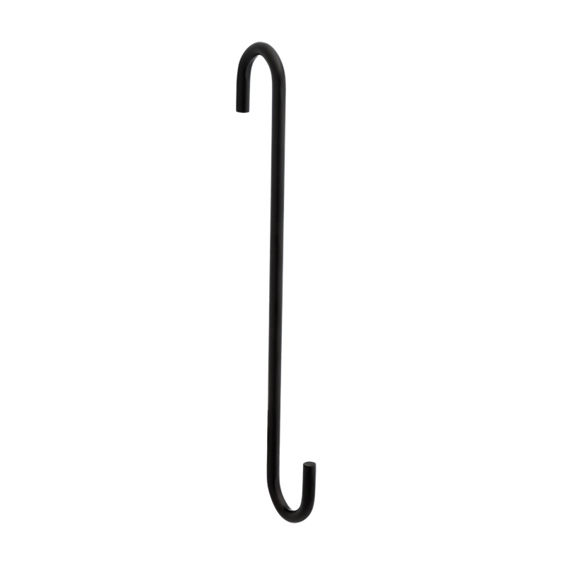 National Hardware Modern S Hook Large 8-in, Black