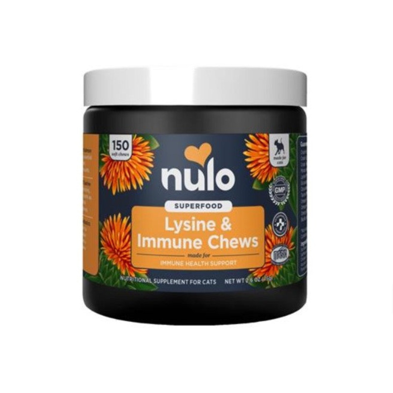 Nulo Superfood Lysine & Immune Chew Cat Supplement