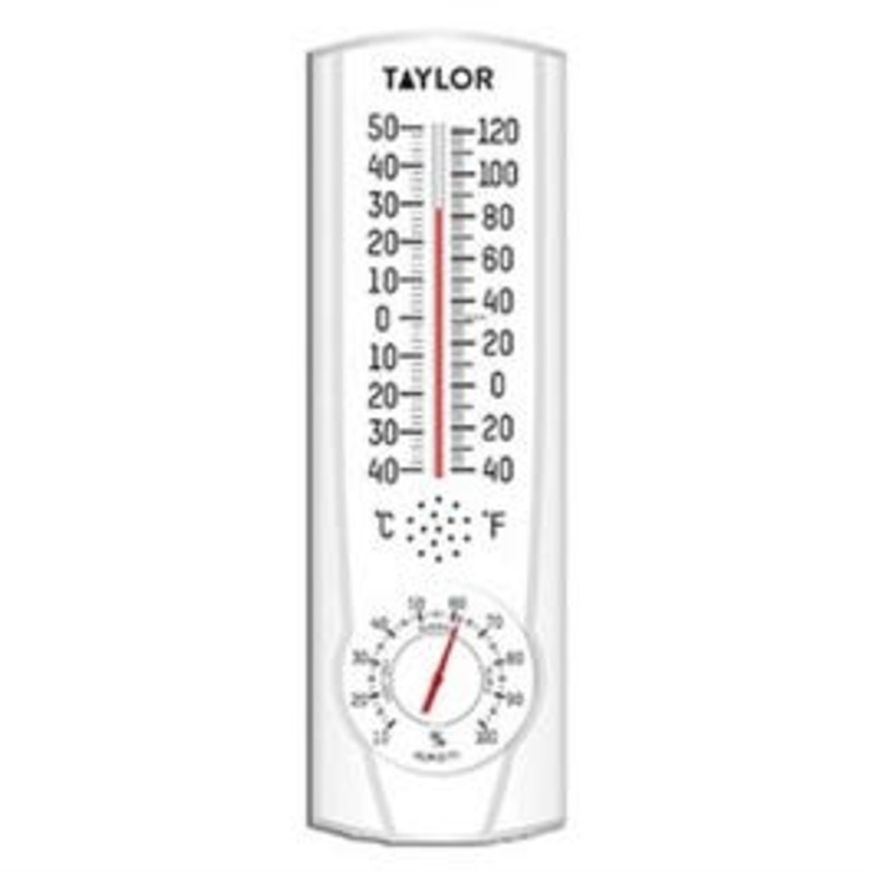 Indoor/Outdoor Thermometer/Hygrometer, 9-In.