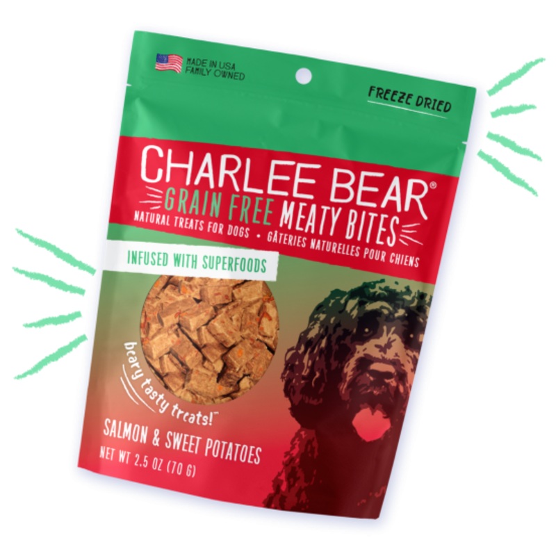 Charlee Bear Grain Free Meaty Bites Salmon & Sweet Potato