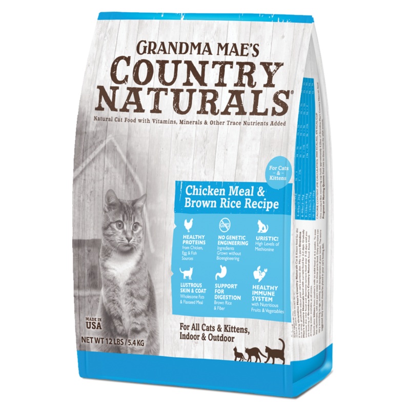 Grandma Mae’s Country Naturals Chicken Meal & Brown Rice Recipe for Cats & Kittens
