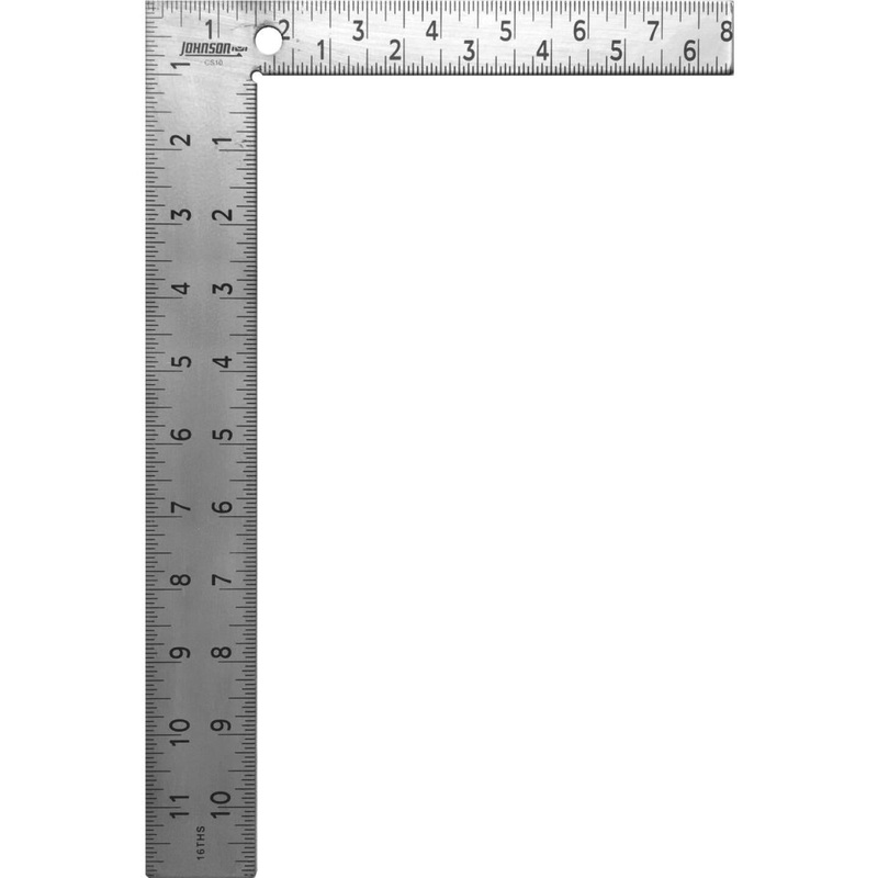 Johnson Level 8 In. x 12 In. Steel Professional Easy-Read Carpenter’s Square