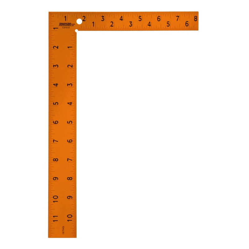 Johnson Level 8 x 12 Easy-Read Steel Carpenter Square