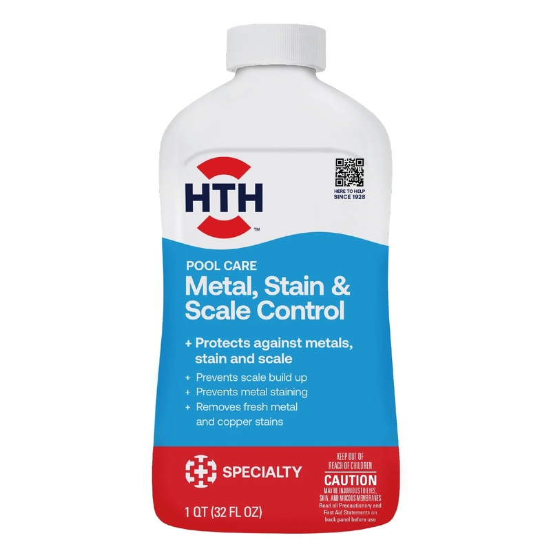 HTH Pool Care Metal, Stain & Scale Control 1 quart