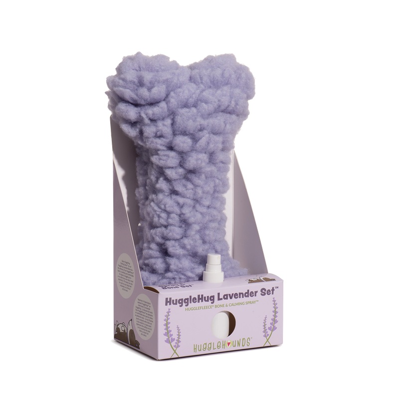 Huggle Hounds HuggleHug Lavender Bone and Calming Spray Set