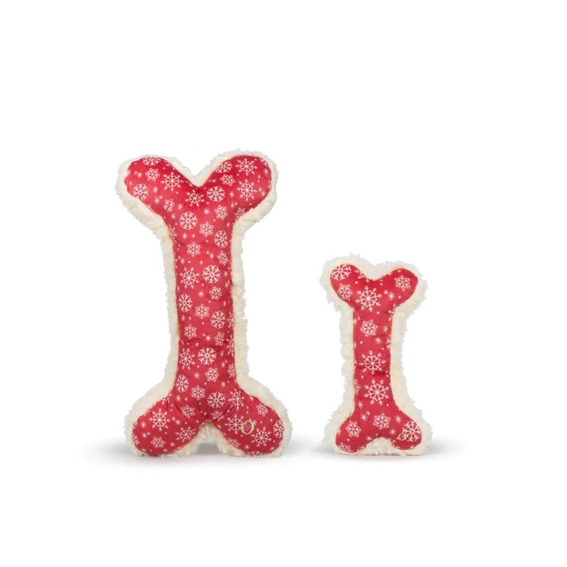 HuggleFleece Jingle all the Way Snowflake Bone