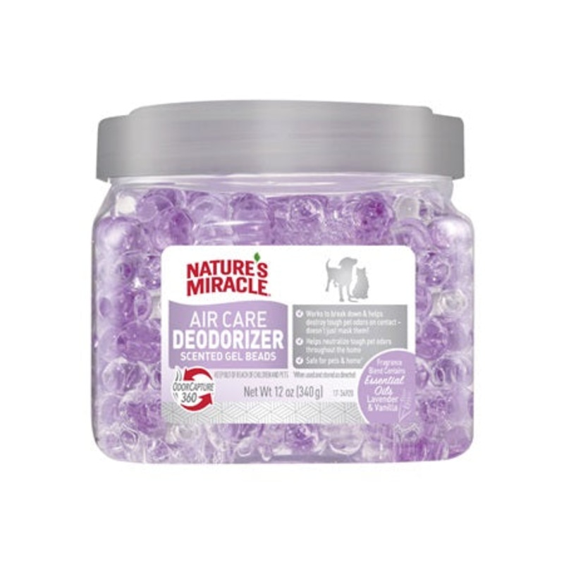 Nature’s Miracle Air Care Deodorizer Scented Gel Beads Lavender & Vanilla Scent