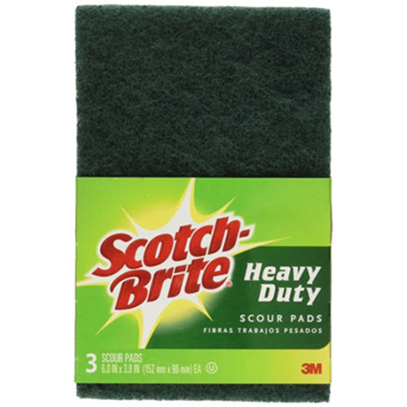 SCOUR PADS HEAVY DUTY 3 PK