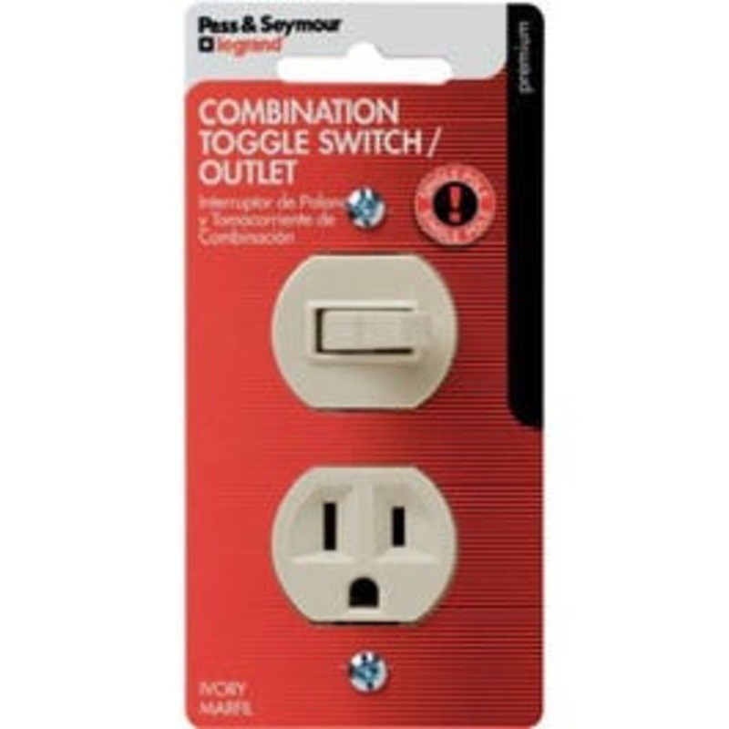 Ivory Single-Pole Switch & Receptacle